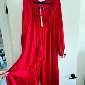 100% Silk Jumpsuit (brand new)
